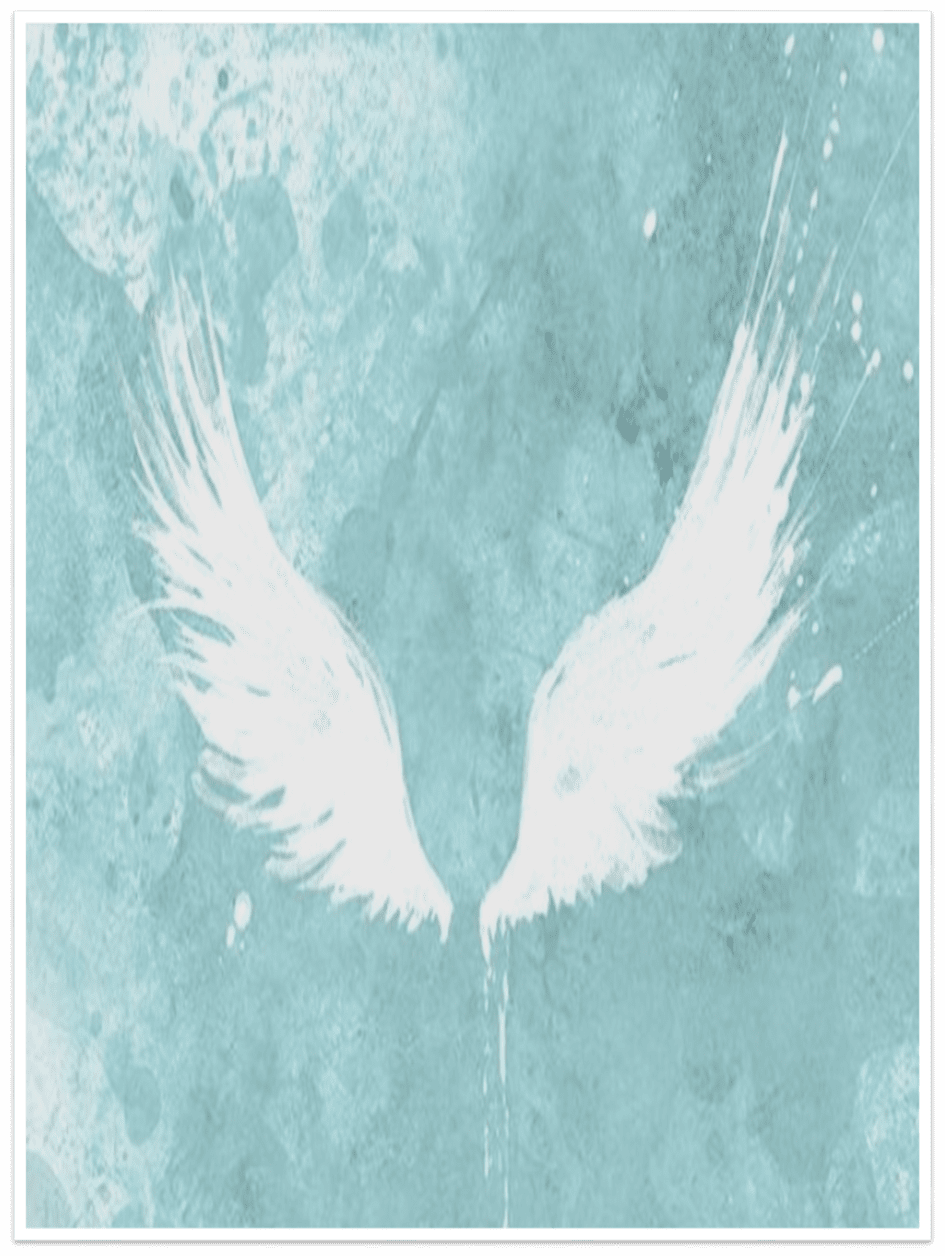 Angel wings pin page clipart clip art 4