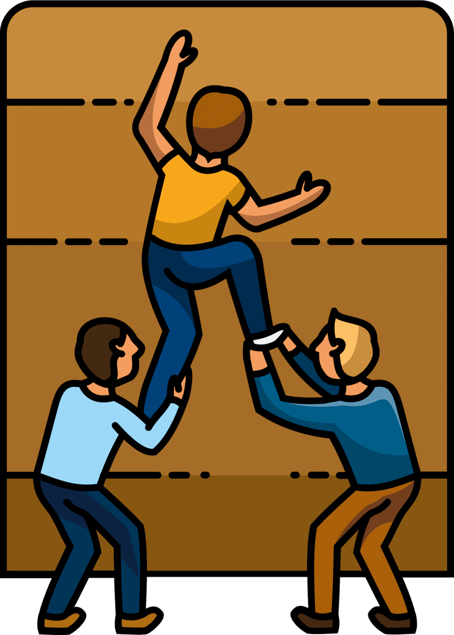 Team building vector clipart images 2