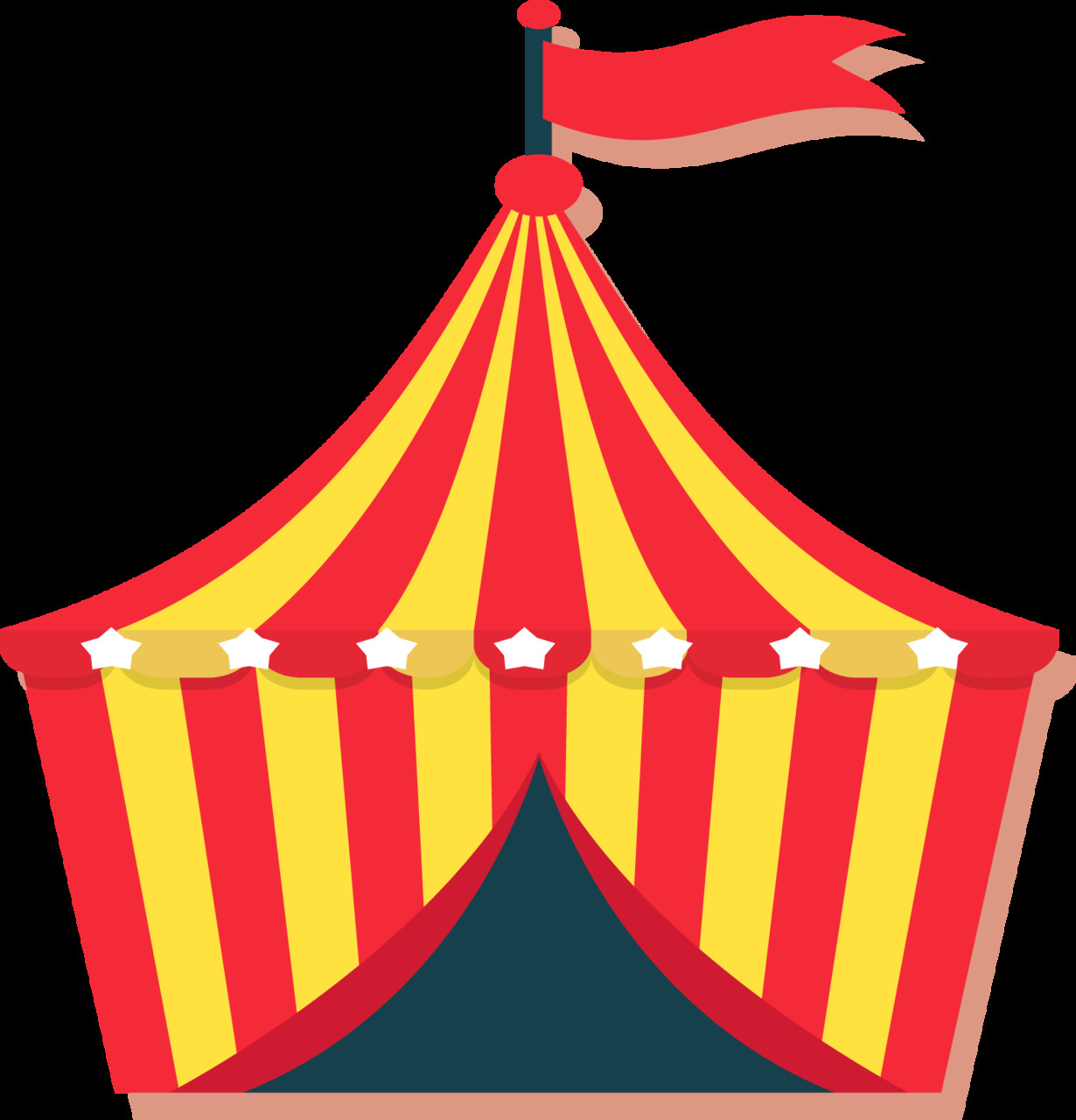 Classic circus tent clipart picture