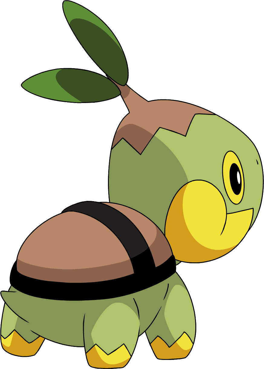 Pokemon turtwig clipart background