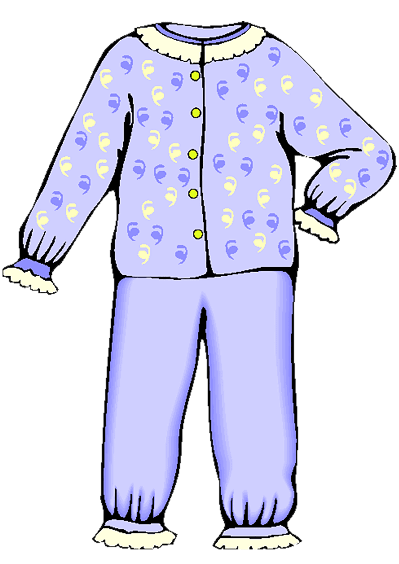 Clipart pajama day image cartoon