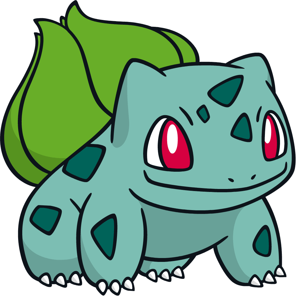 Pokemon bulbasaur clipart transparent