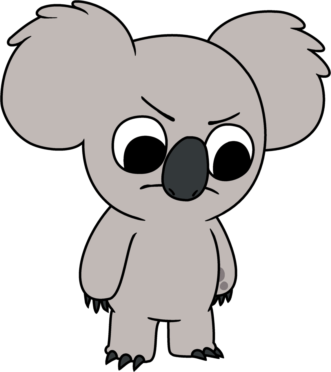 Cute koala clipart image