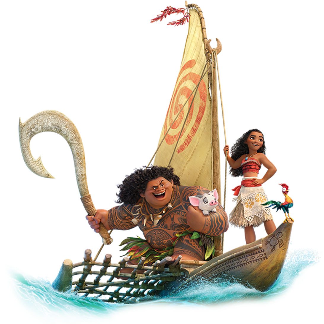 Sailboat moana amigos and maui boat clipart logo