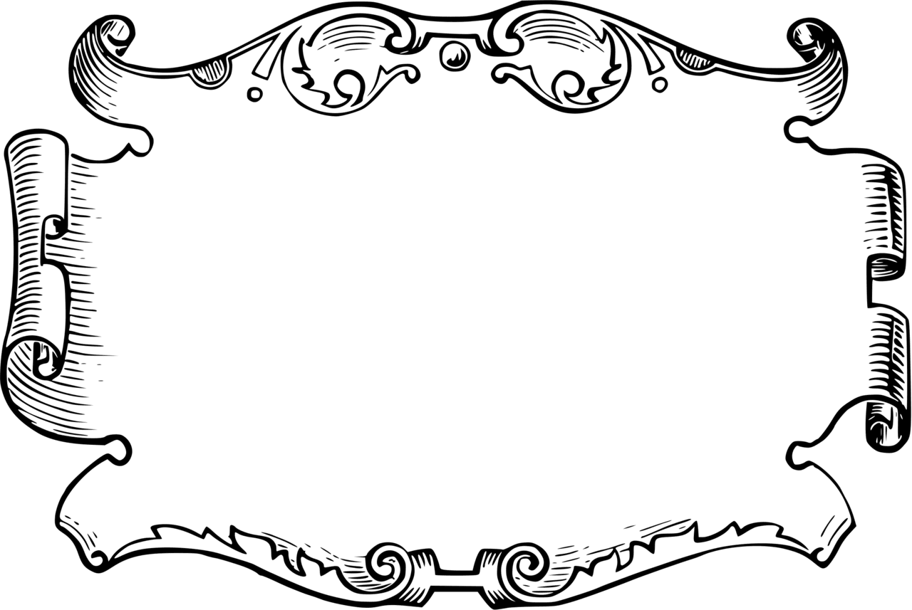 Picture frame ornate clipart