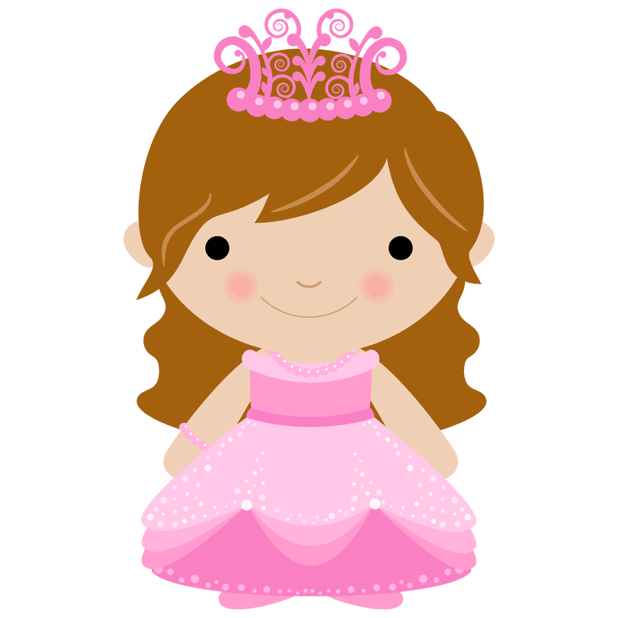 Princess pin page clipart clip art 2