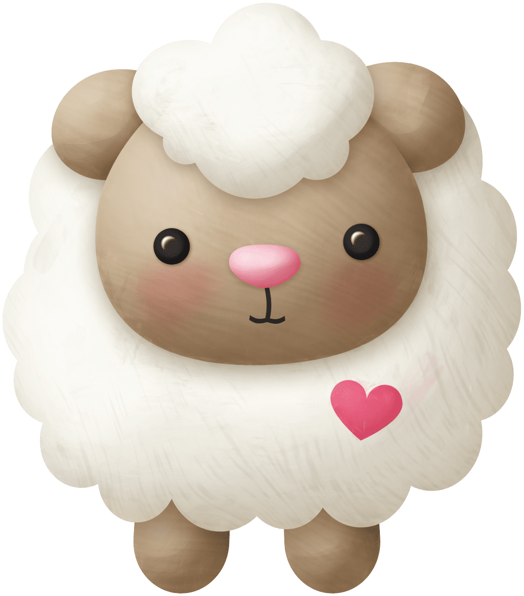 Lamb pin page clipart free 4