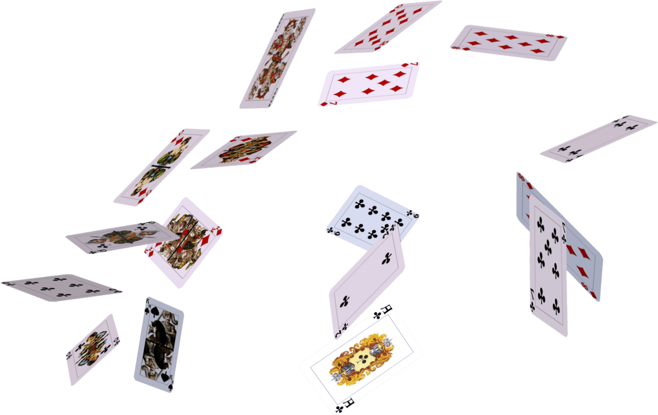 Playing cards poker clipart picture