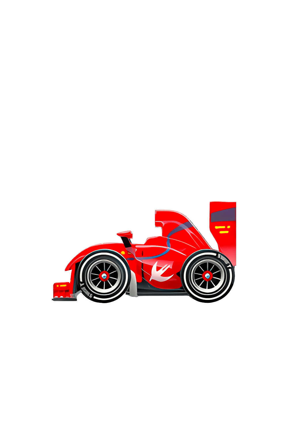 Race car racing emoji clipart picture