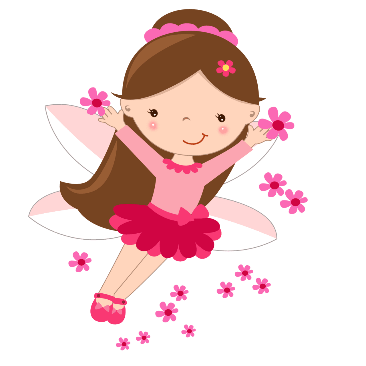 Fairy pin page clipart vector 2