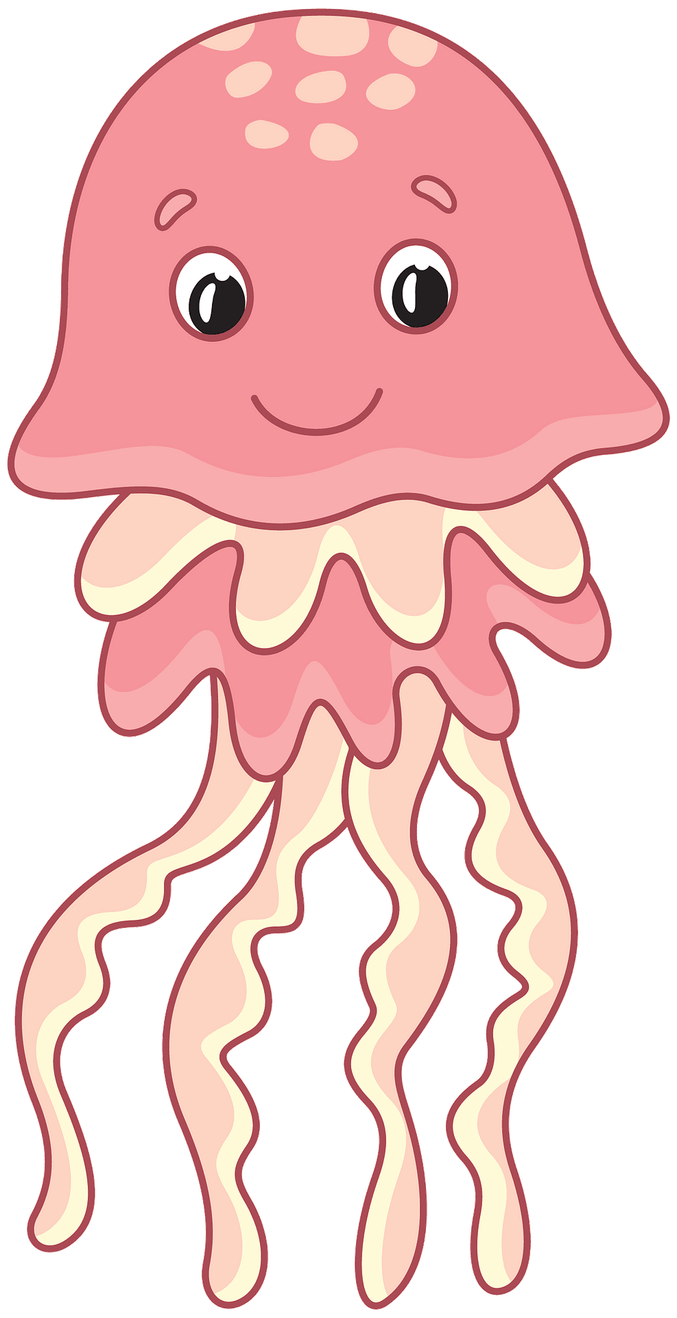 Jellyfish vector clipart images 5