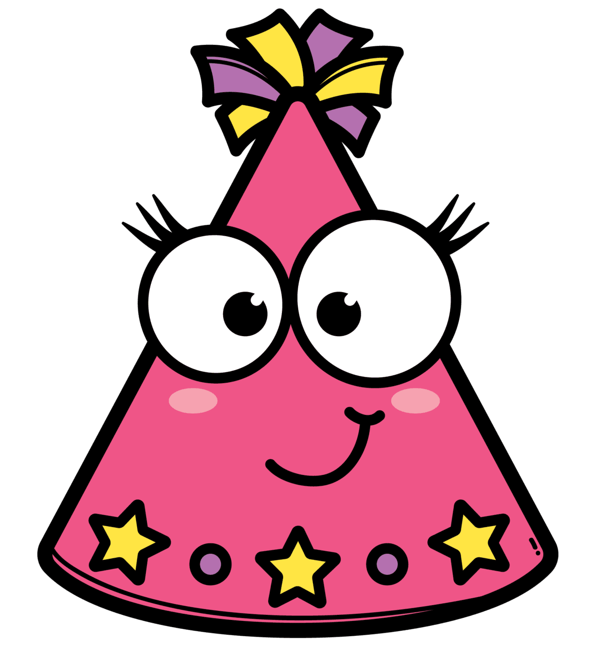 Party hat page clipart logo