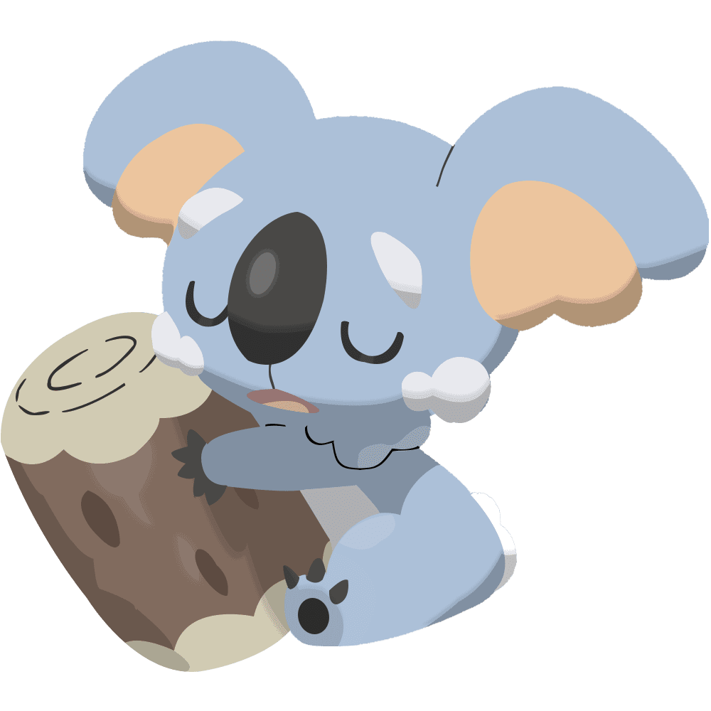 Koala page clipart background 2