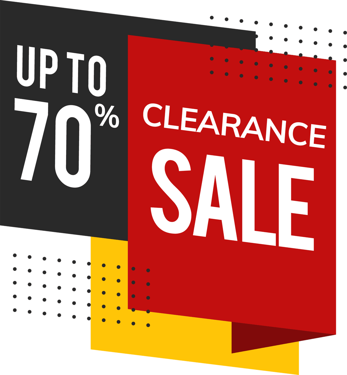 Garage sale clearance vector clipart