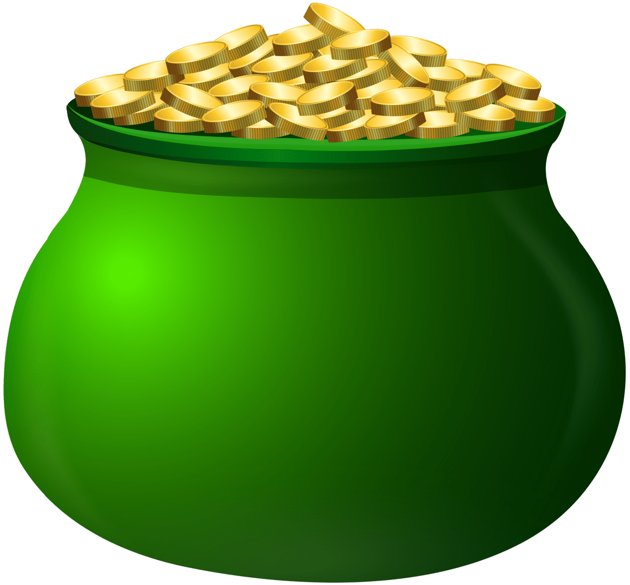 Pot of gold st patrick day cave clipart clip art