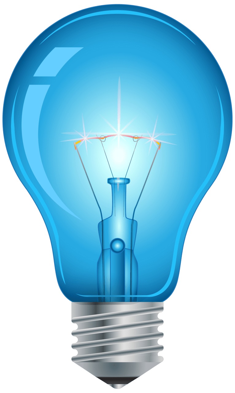 Blue light bulb clip best clipart clip art