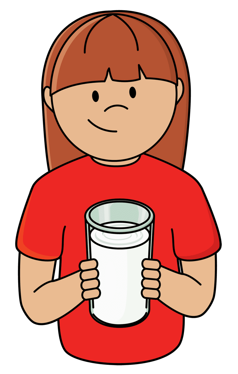 Milk pin page clipart vector 2
