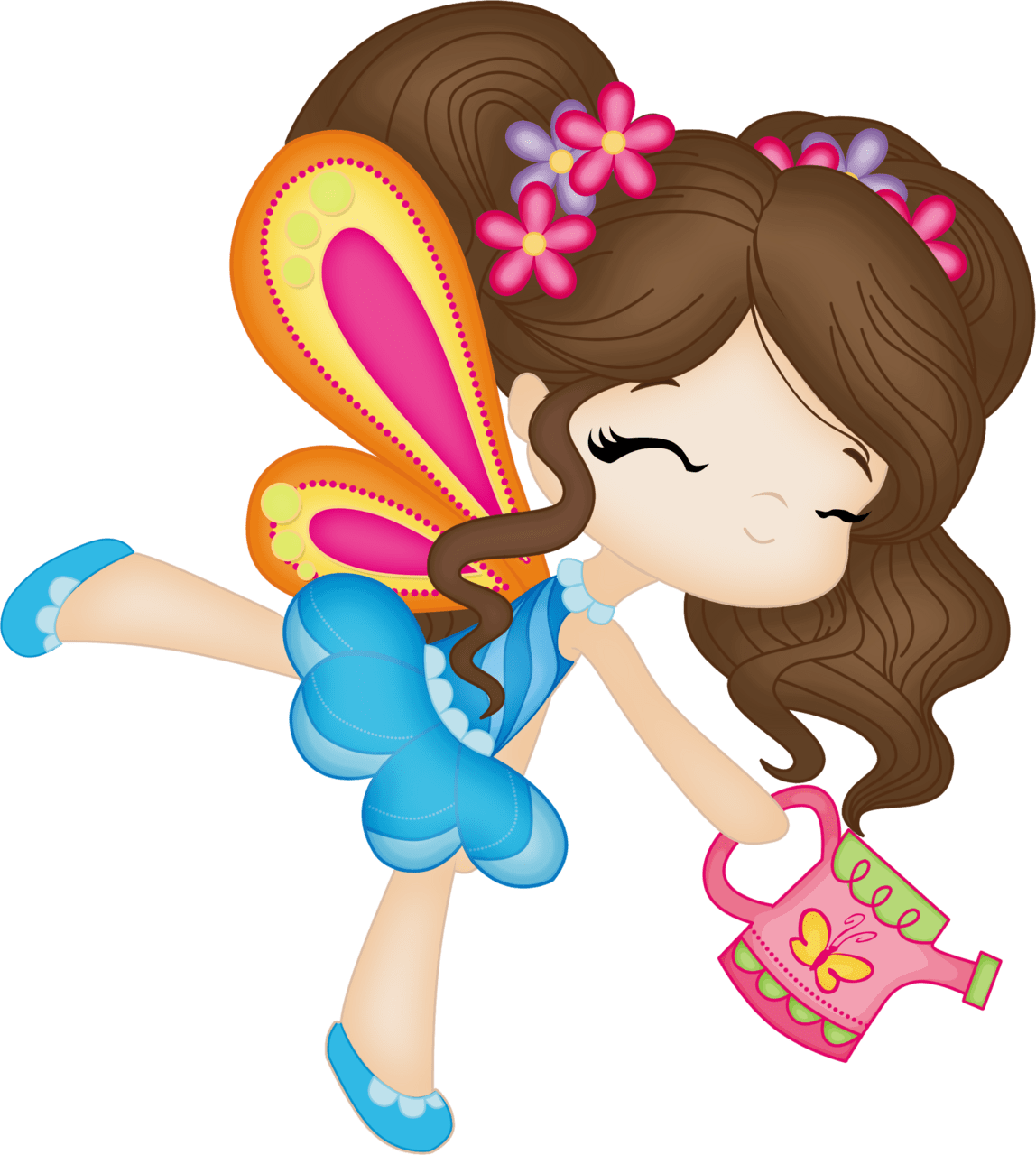 Fairy pin page clipart photo 2