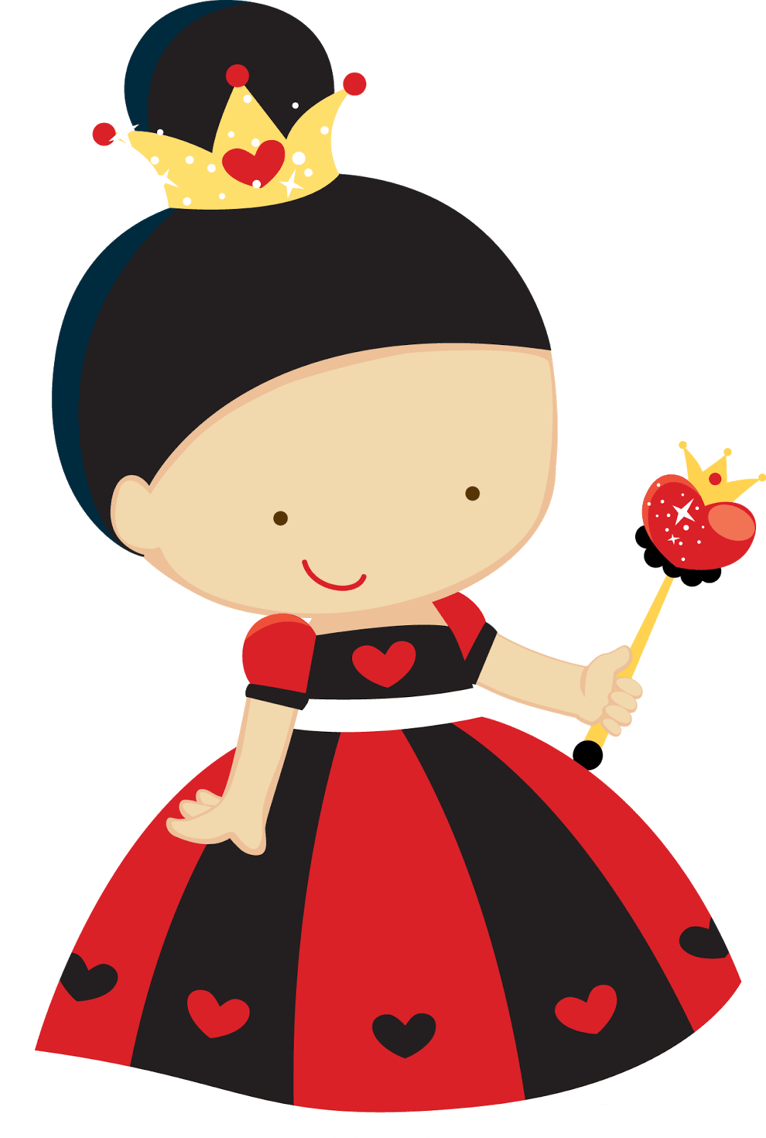 Queen pin page clipart image