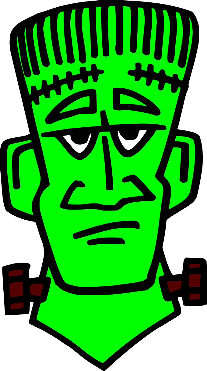 Frankenstein frankie clipart image