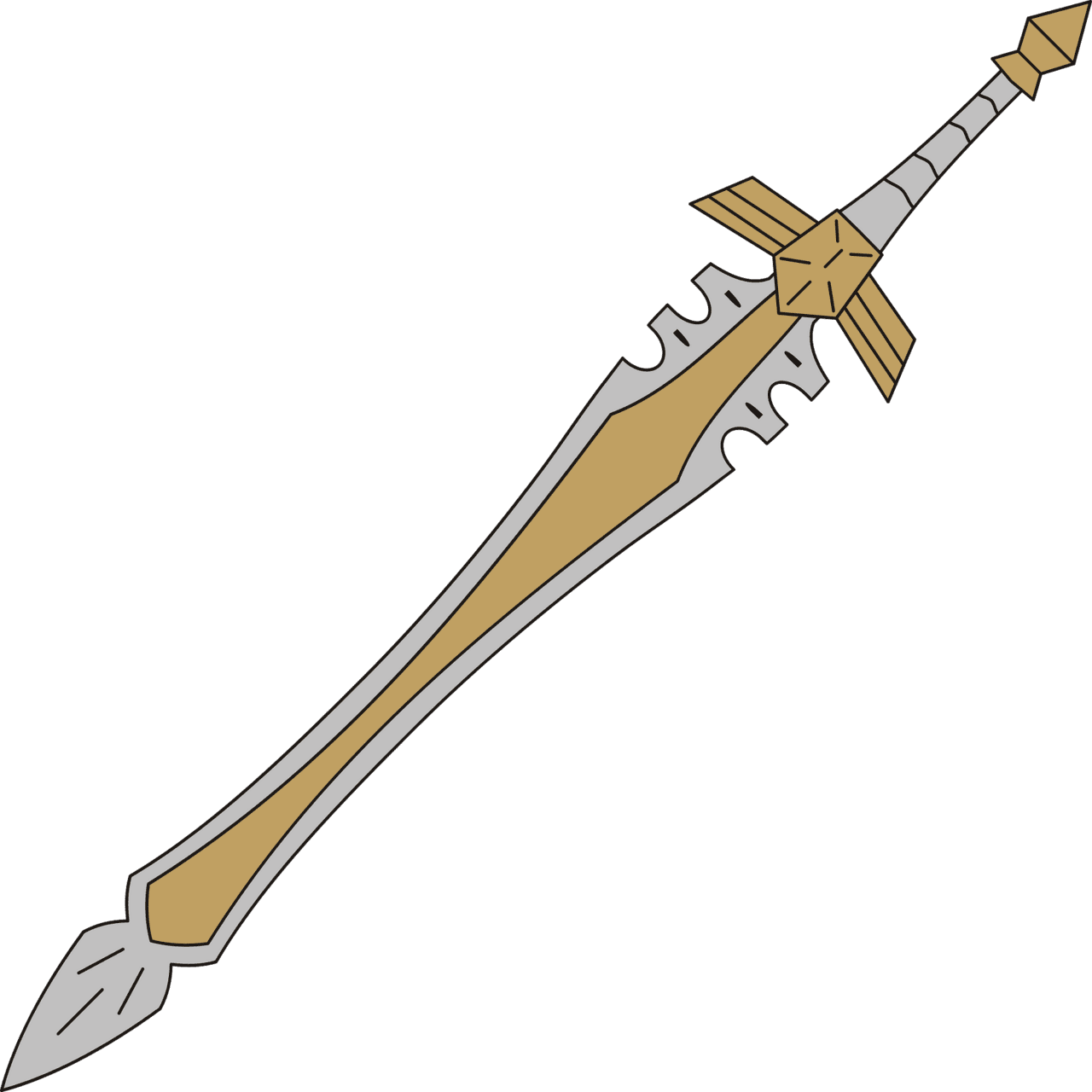 Sword vector clipart images 5