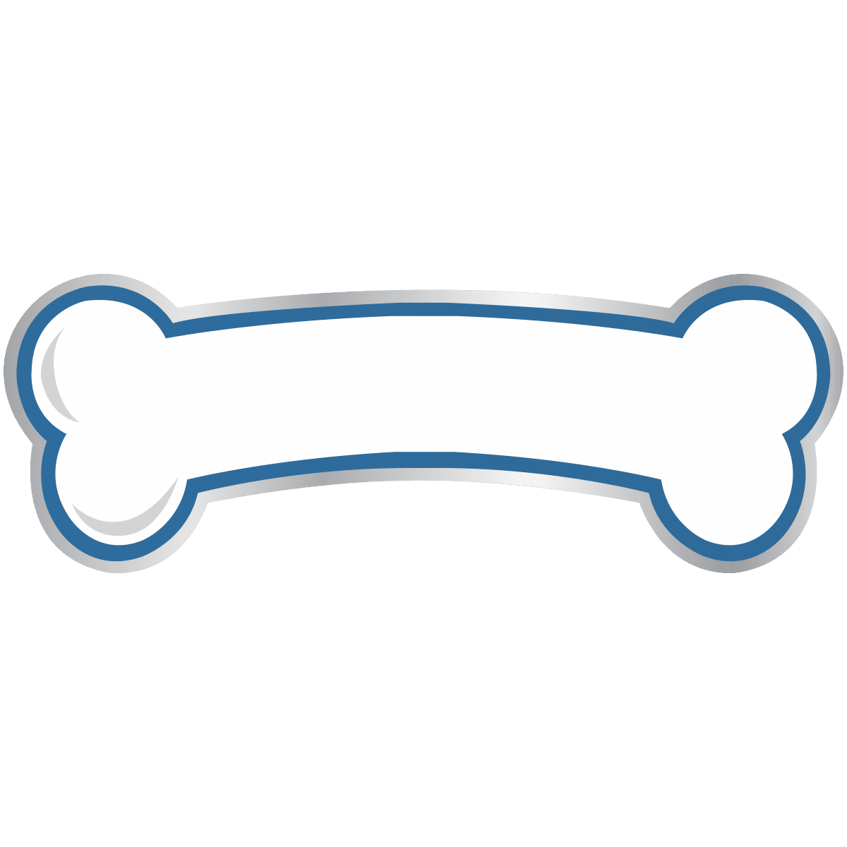 Dog bone patrulha canina osso azul clipart picture