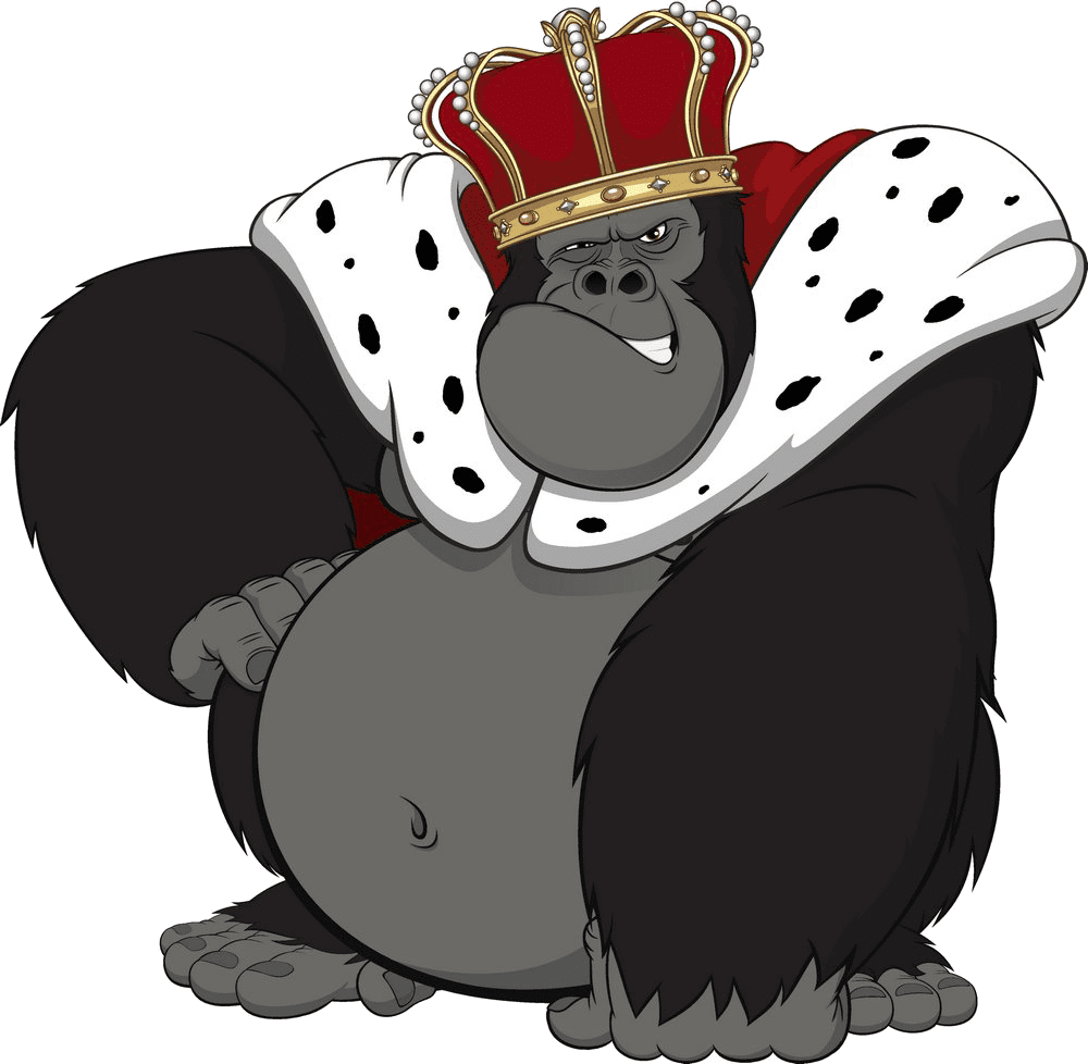 Gorilla pin page clipart clip art