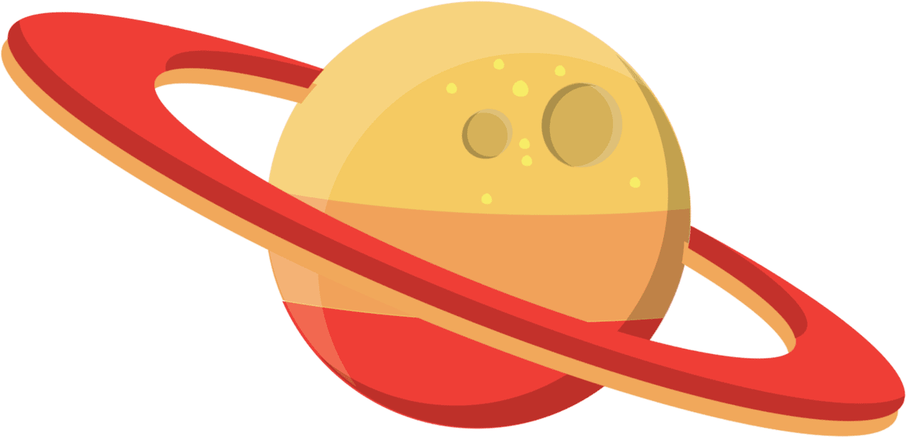 Space planet clipart logo