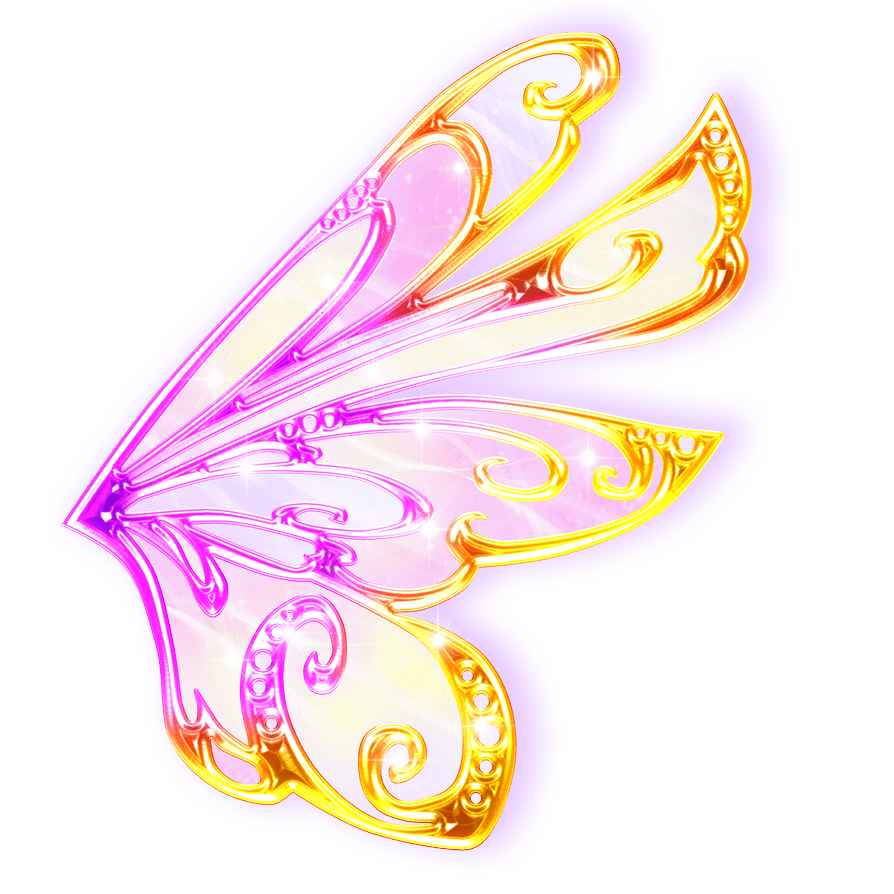 Angel wings pin page clipart vector 2