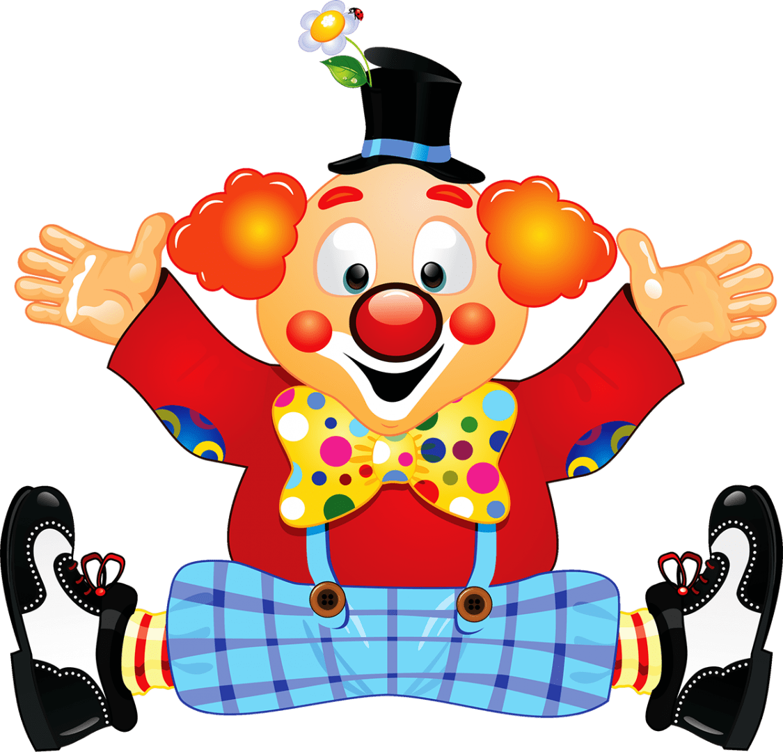Clown image for clipart