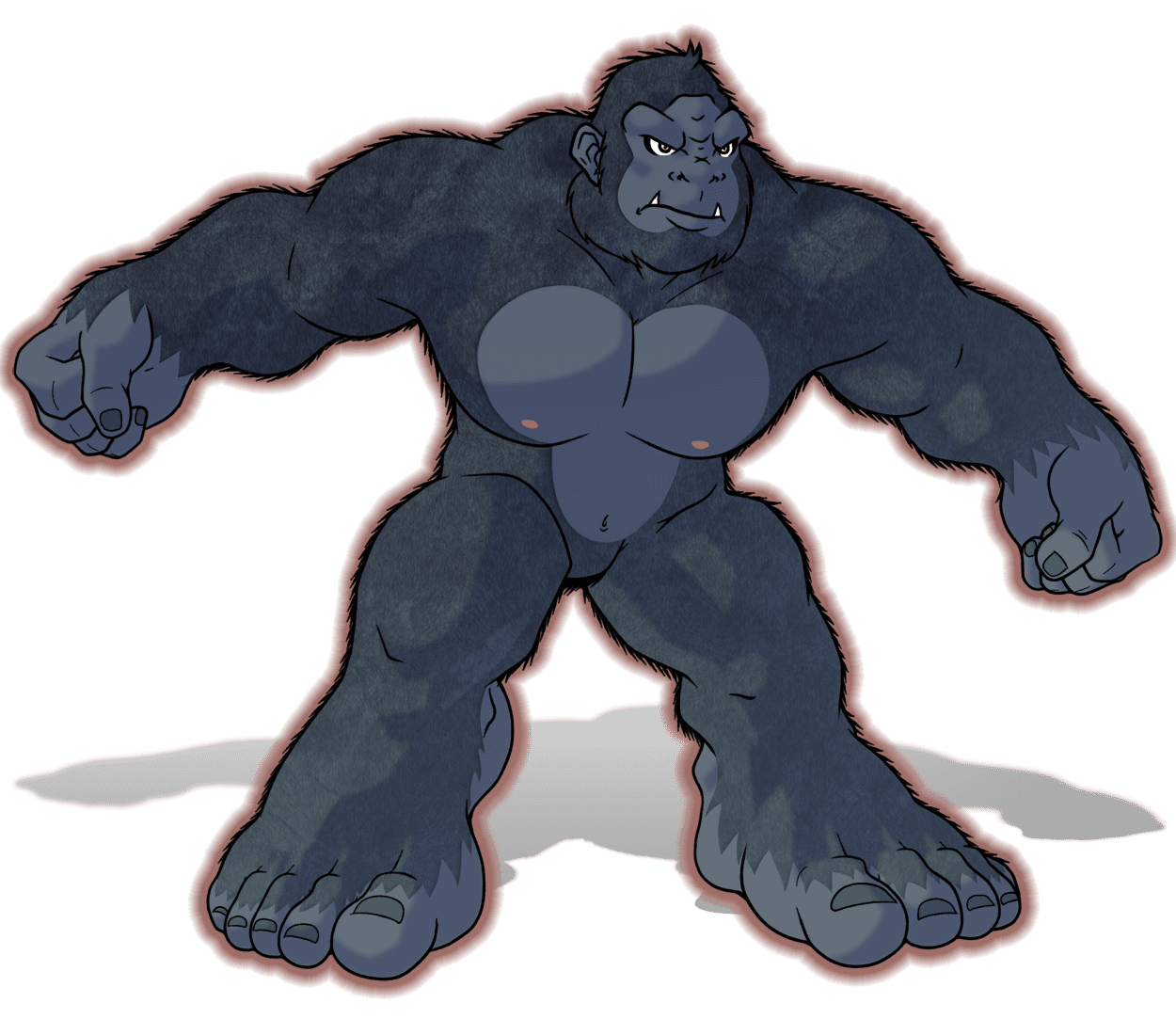 Big gorilla by shirobear fur affinity dot clipart image