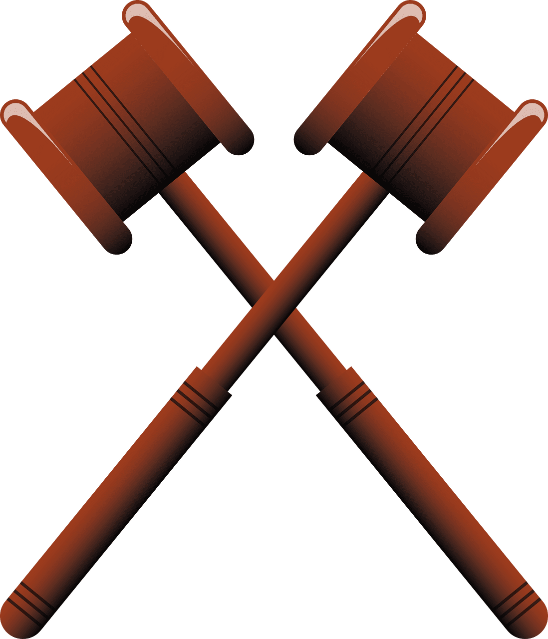 Gavel vector clipart images 5