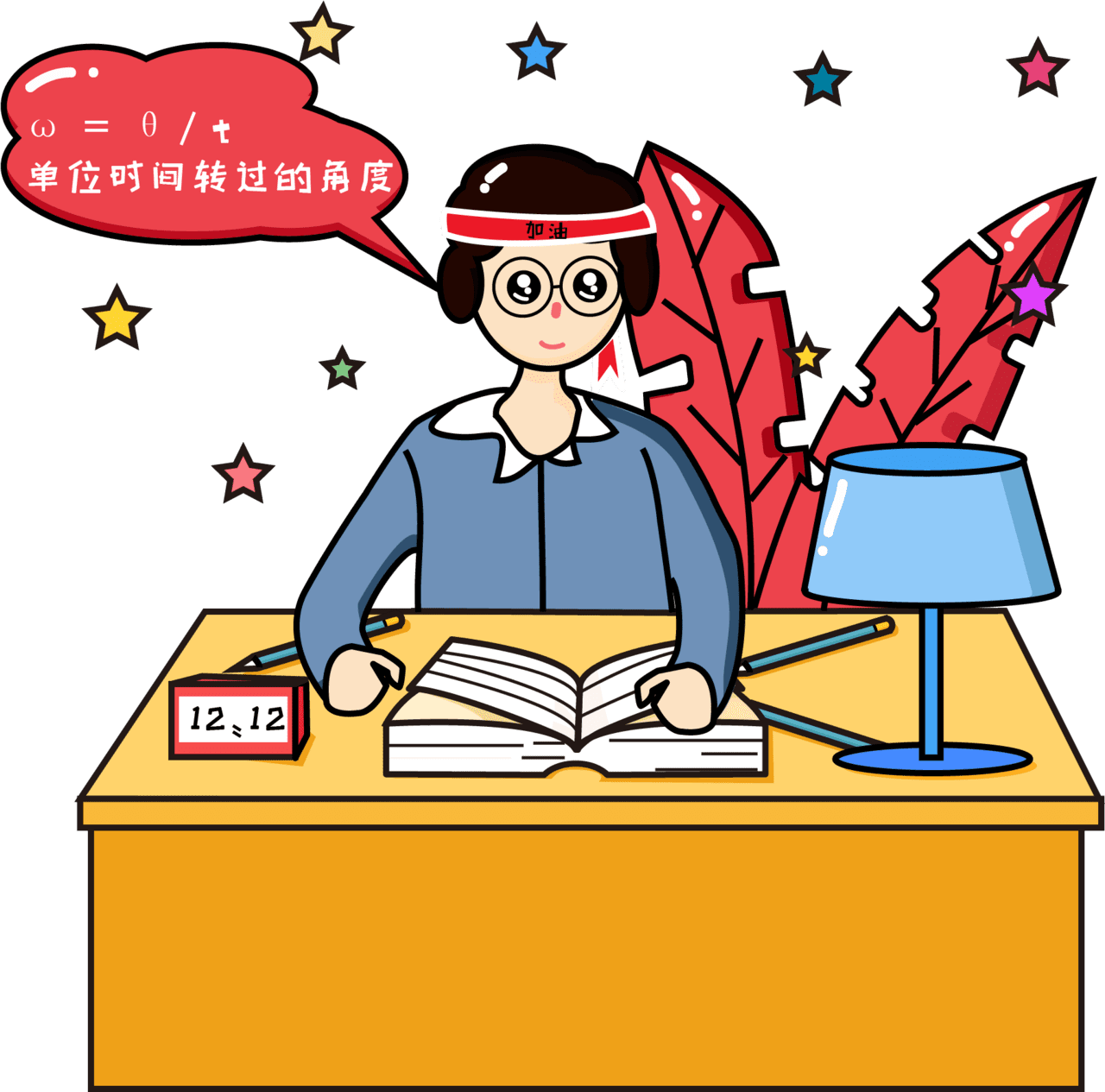 Review homework do questions study and vector image cartoon clipart