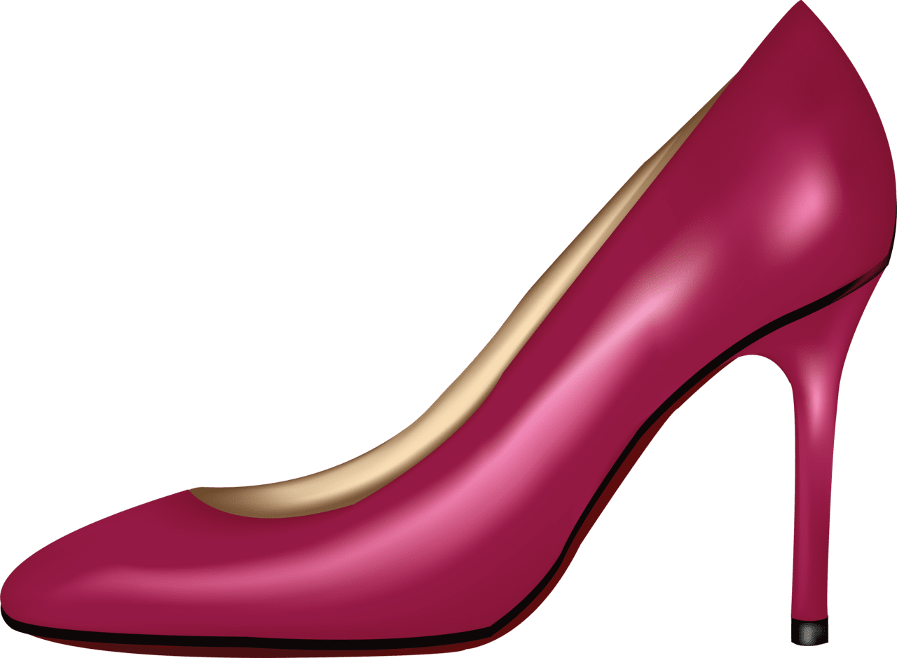 Women shoe image with background clipart