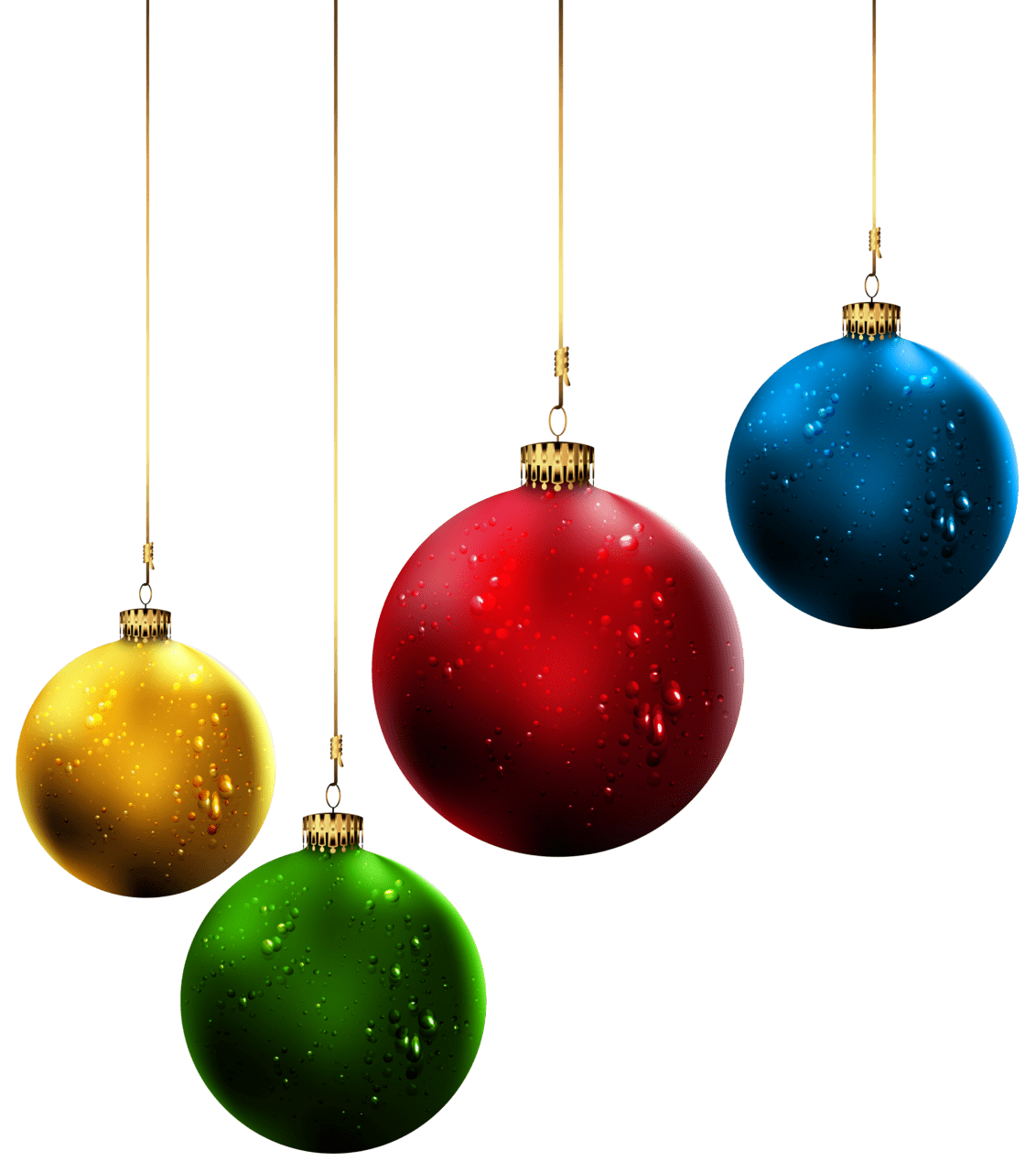 Christmas balls clipart image 3