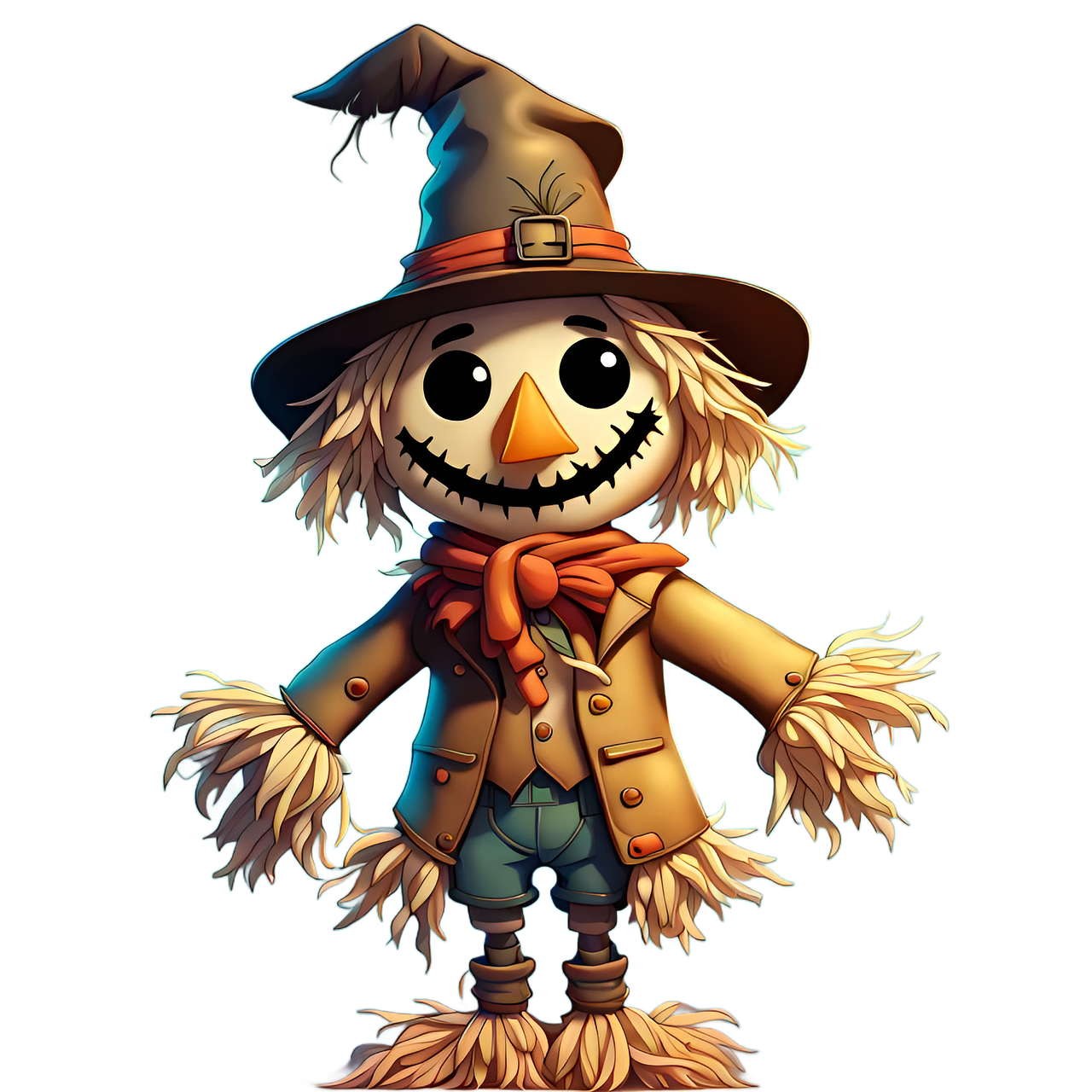 Scarecrow autumn image clipart