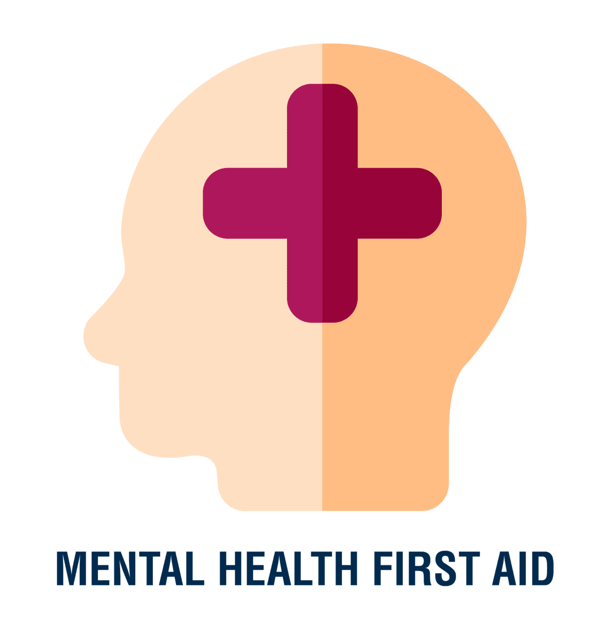 Mental health first aid how to help adults clipart vector