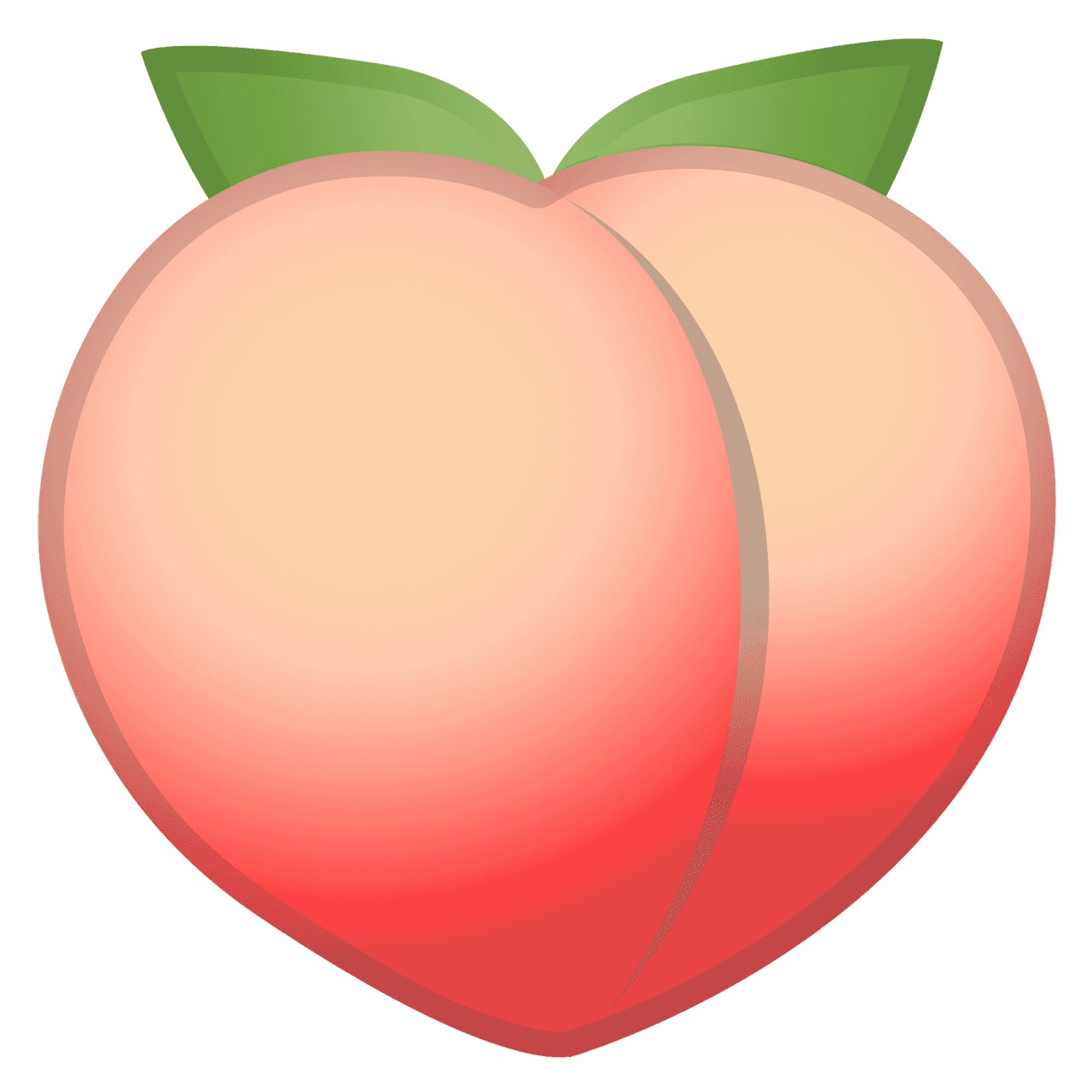 Peach vector emoji clipart 3