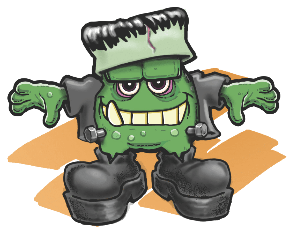 Frankenstein halloween food safety tips partnership for education clipart picture