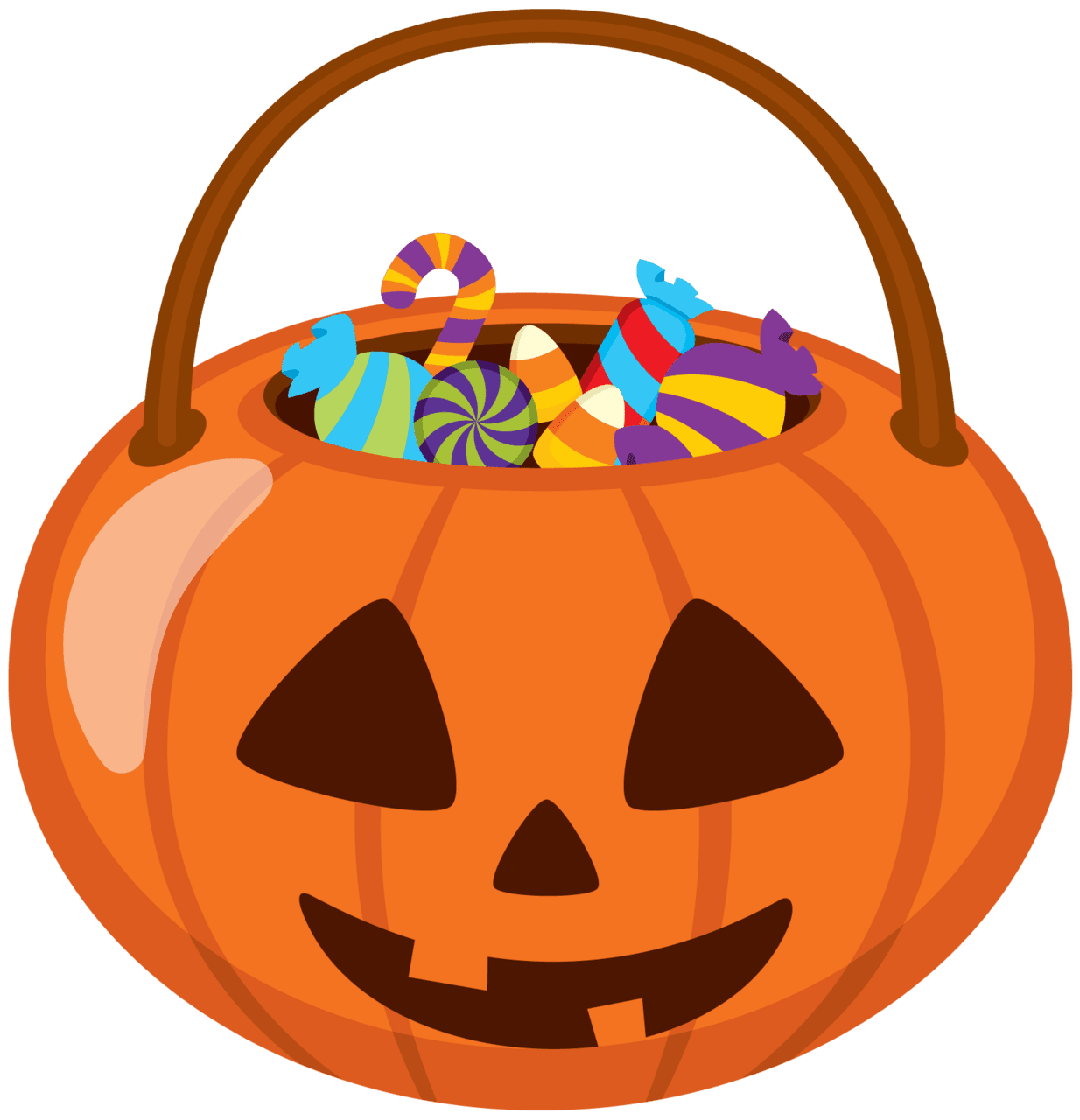 Halloween pumpkin pin page clipart background 2