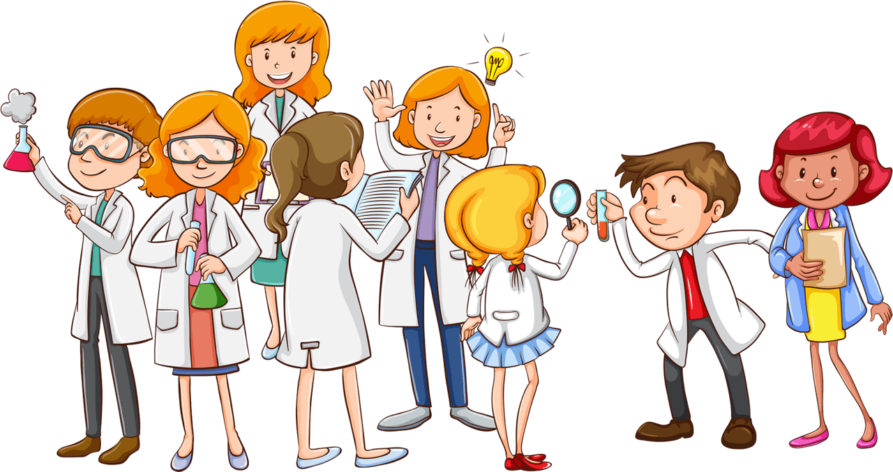 Scientist science work clipart image