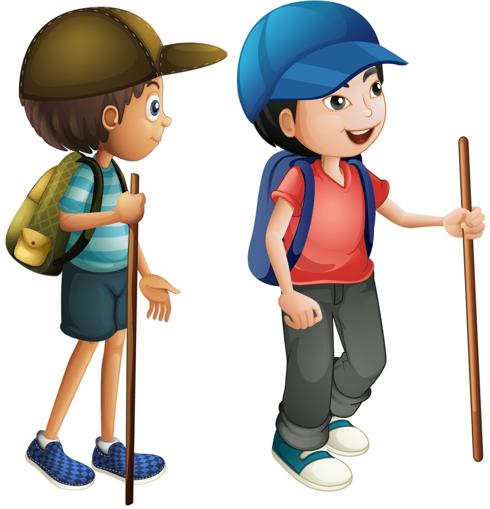 Hiking clipart transparent