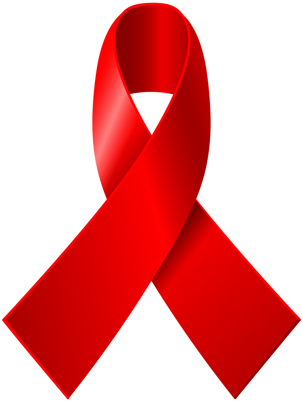 Red awareness ribbon clipart best vector