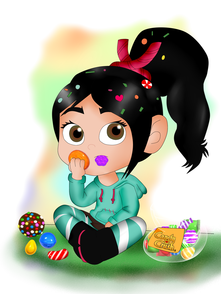 Think vanellope von schweetz by mannyg deviantart clipart transparent