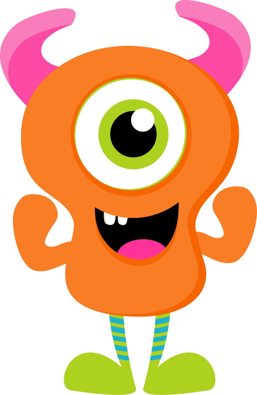 Monster pin page clipart photo