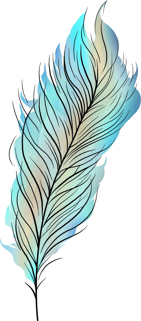 Feather pin page clipart background 3