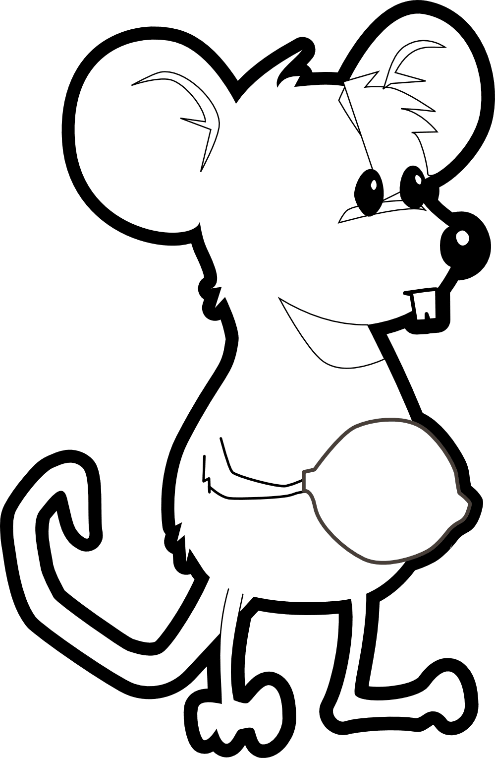 Rat pin page clipart background 2