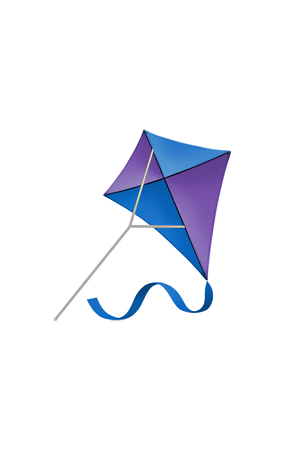 Kite emoji clipart image