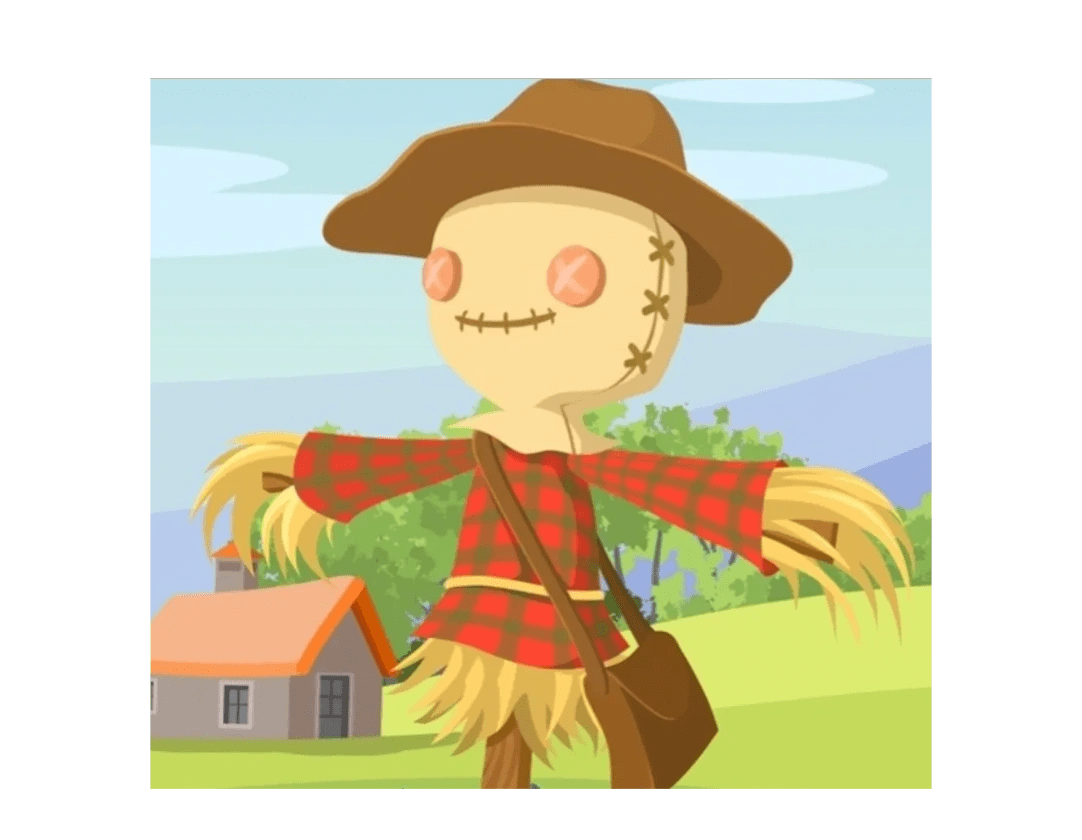 Scarecrow invasion clipart free