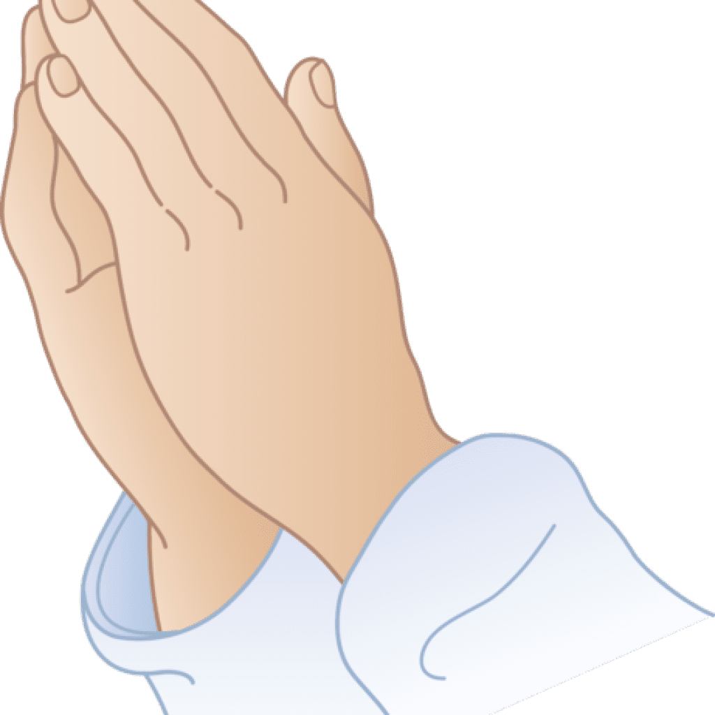 Clipart praying hands cartoon full size image